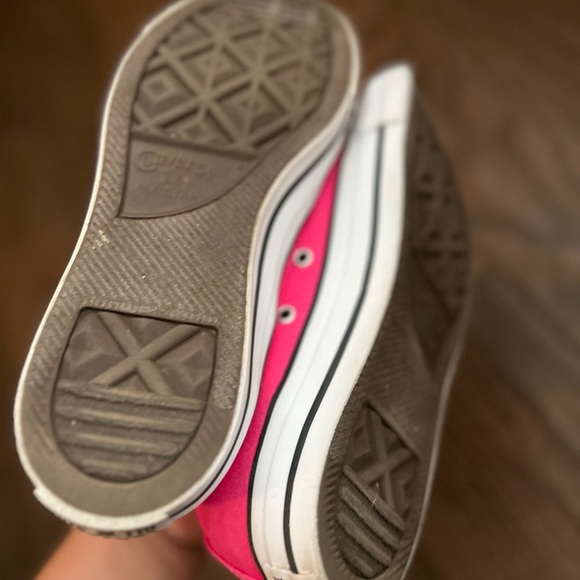 Converse Pink High-Top Sneakers - Picture 6 of 7